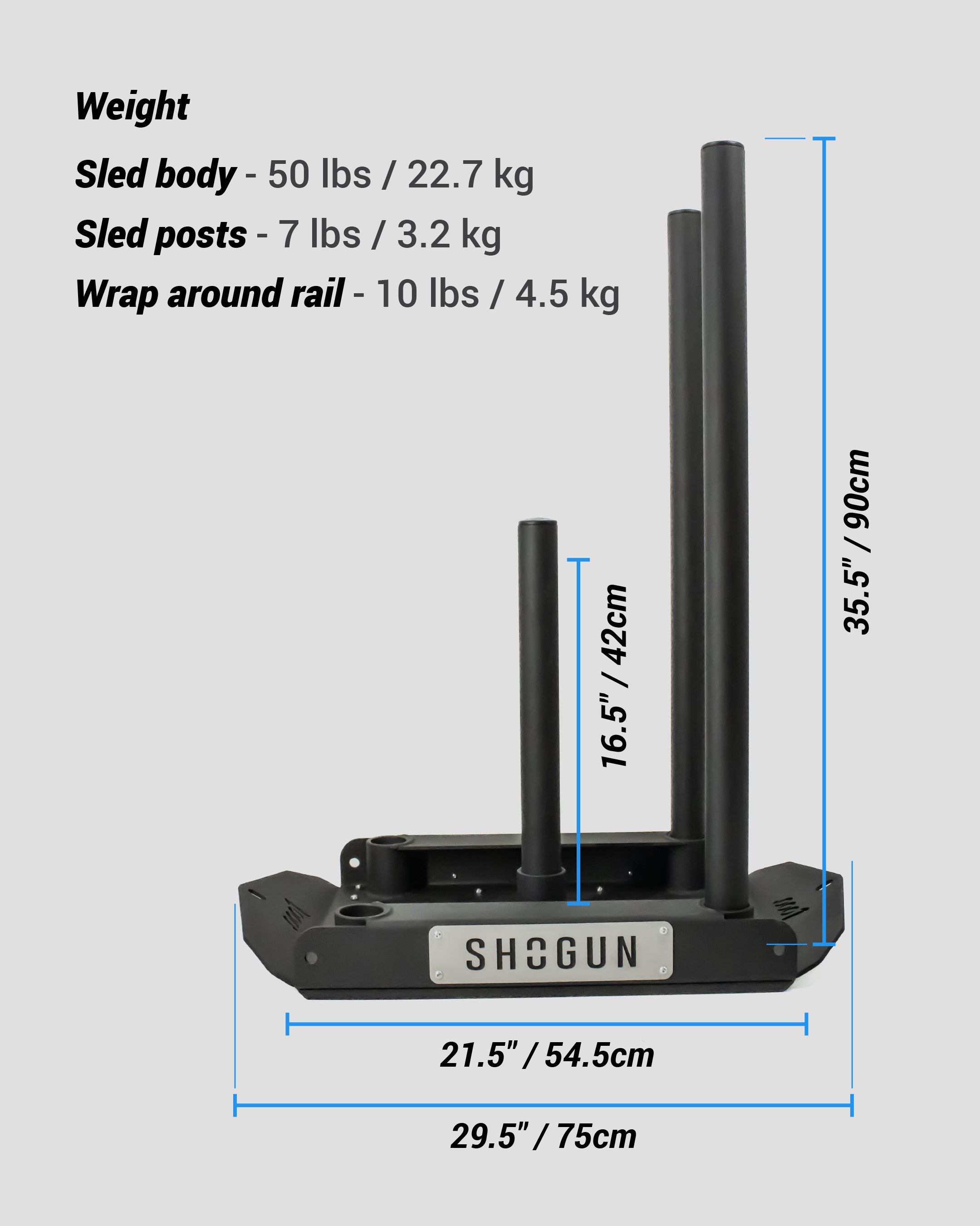 SHOGUN Multi Purpose Sled - Ultimate Bundle